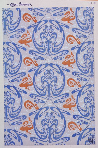 Decorations for the Castel Beranger, Paris, 1894-8, plate 53 from 
